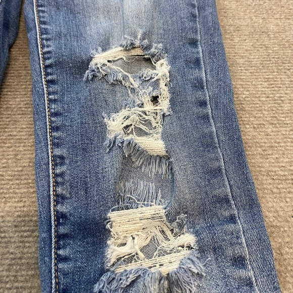 Judy‎ Blue Jeans Womens 3/26 Skinny Fit Stretch Distressed Denim JB82147MD - Picture 4 of 14